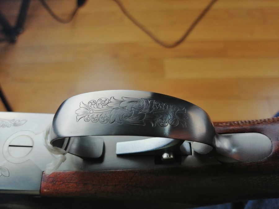 Bockdoppelflinte SKB 605SC - Kaliber 12/76 - Qualität Made in Japan - Gravuren - 5 Chokes und Schlüssel - NEU, Bild 6 von 22