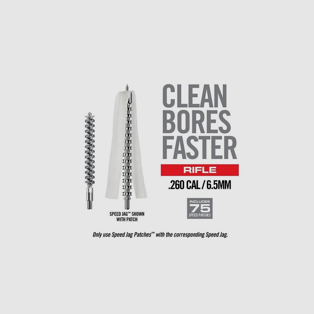 REAL AVID 6,5MM/260 CALIBRE BORE-MAX SPEED CLEAN UPGRADE SET