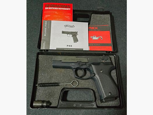 Walther P88 blank firing 9mm PAK