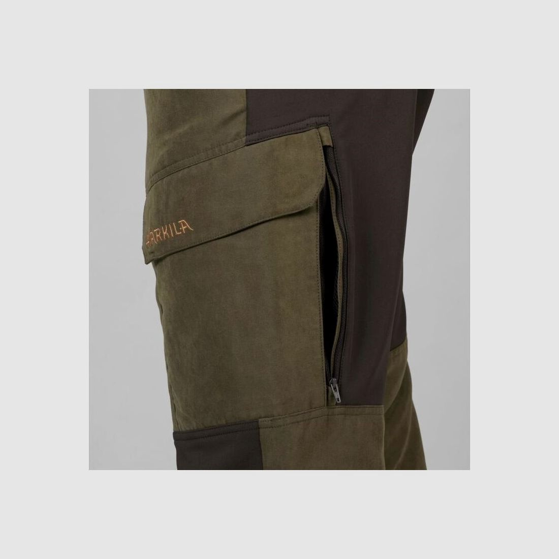 Härkila Herrenhose Scandinavian Willow green/ deep brown