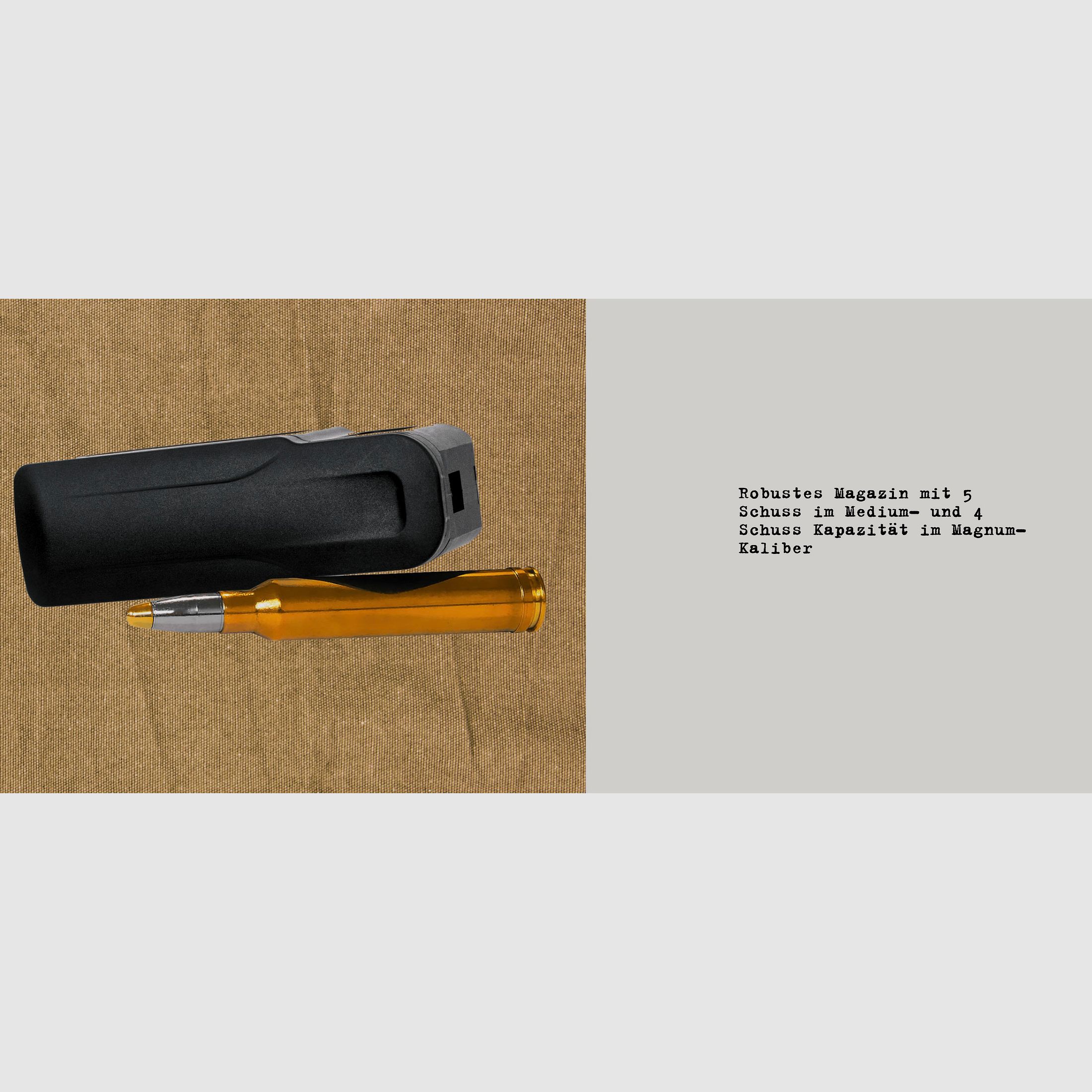 Fucile a ripetizione Mauser M18 Pure con calcio in legno stratificato filettatura della volata M15x1