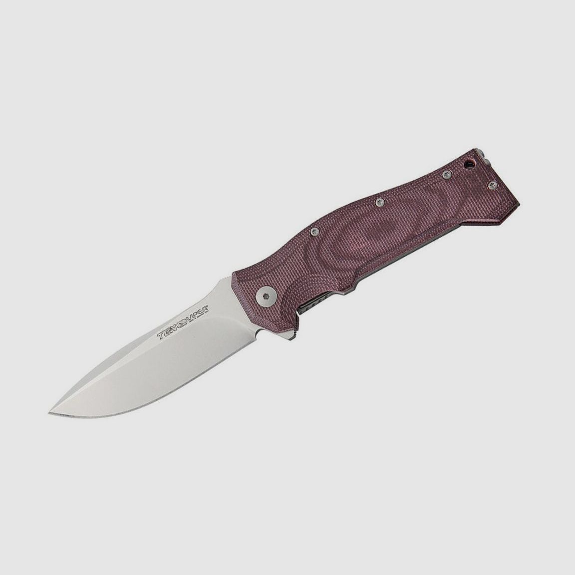 Taschenmesser Ten Burgundy Canvas