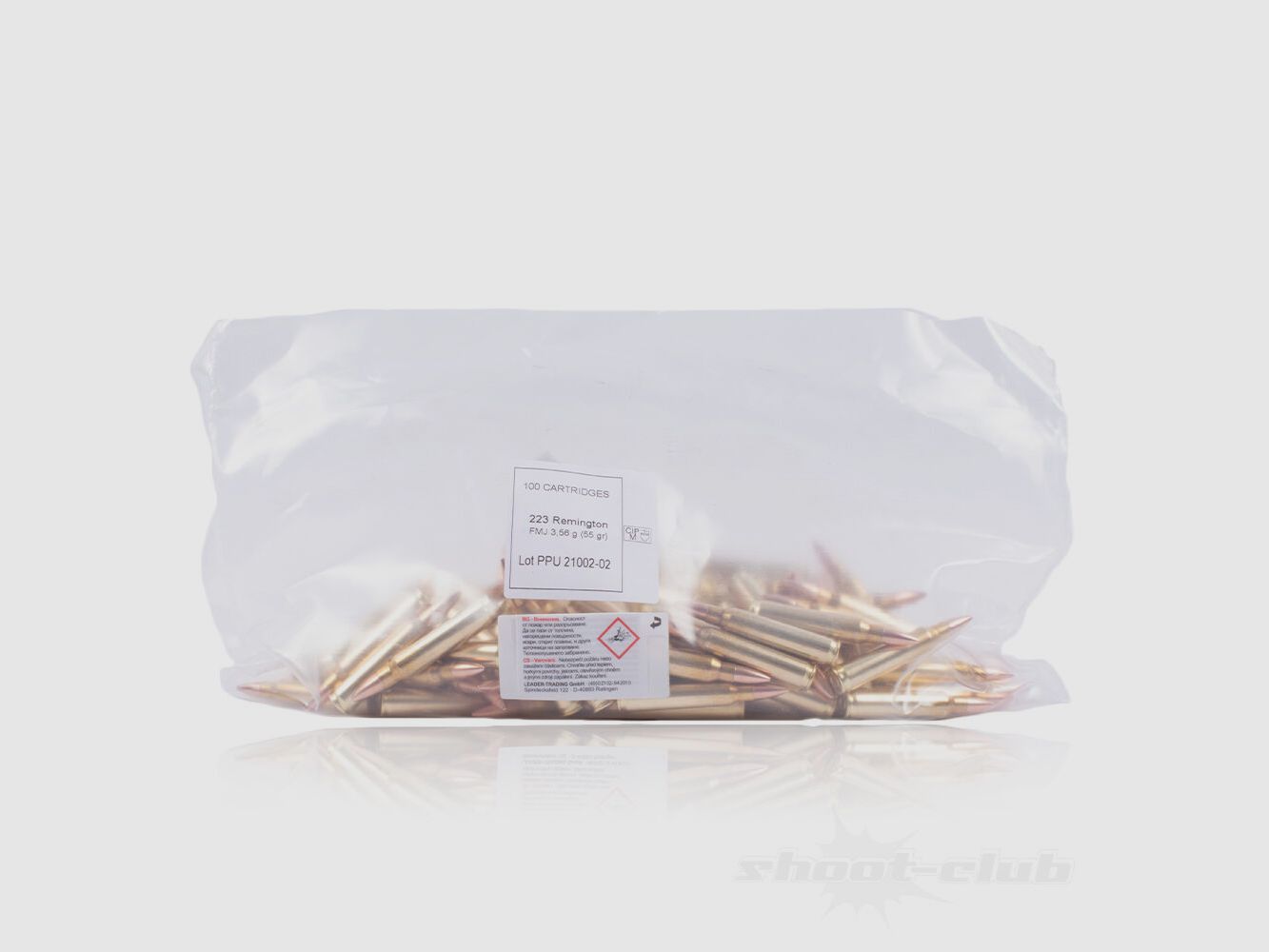PPU - Prvi Partizan	 FMJ BT 3,56g / 55 grs .223Rem 100er BULK