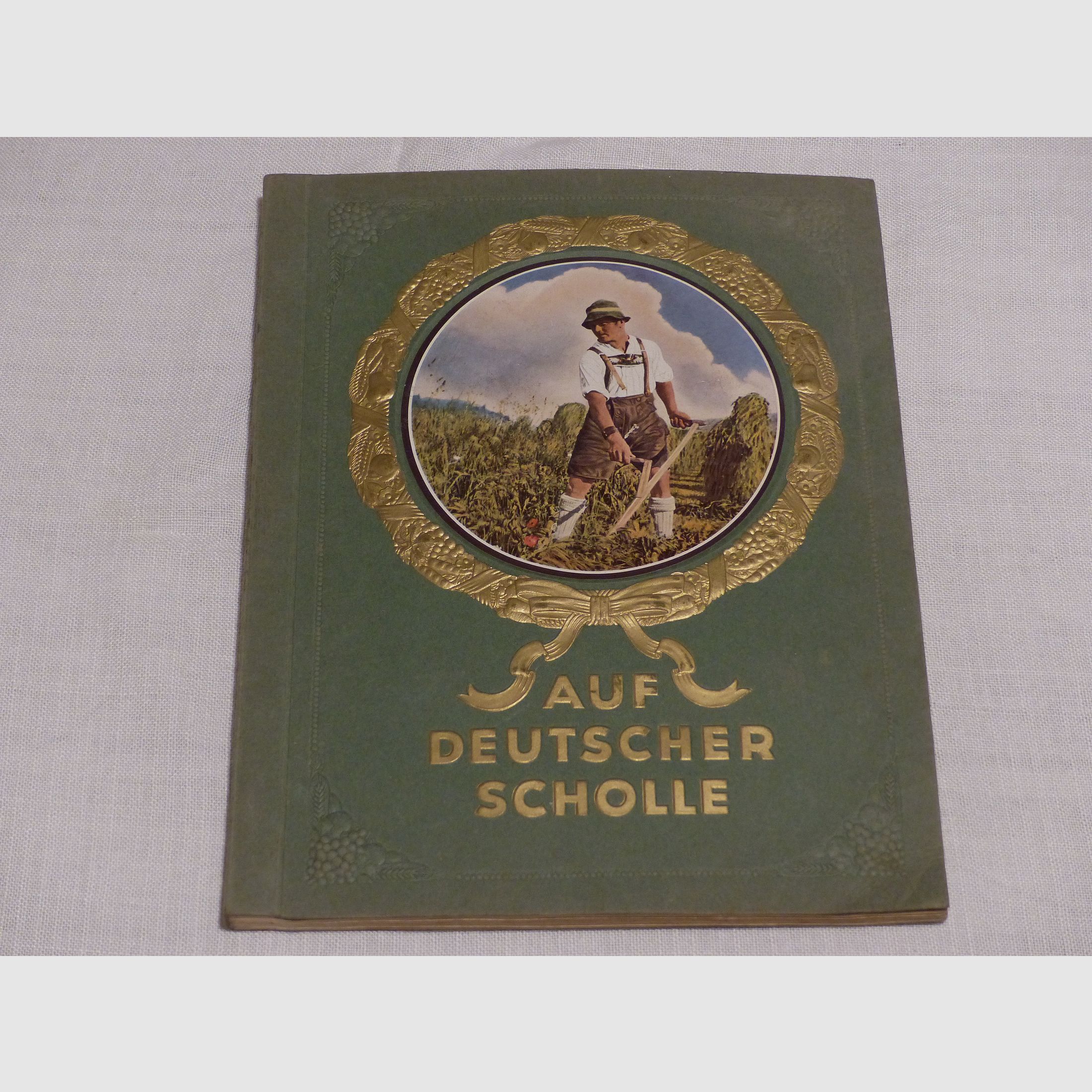 Auf deutscher Scholle komplett Stickeralbum 1935