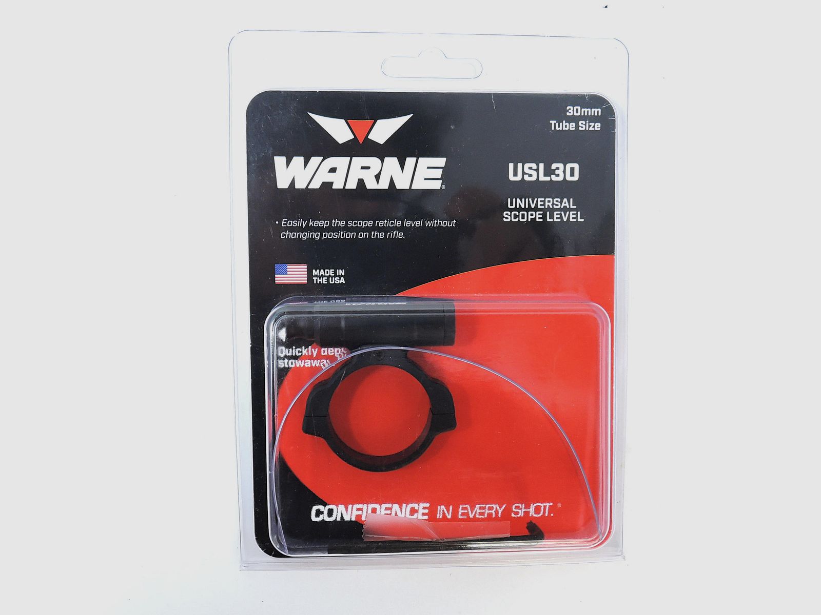Warne Universal Scope Level – Ø30 mm (USL30), immagine 1 di 3