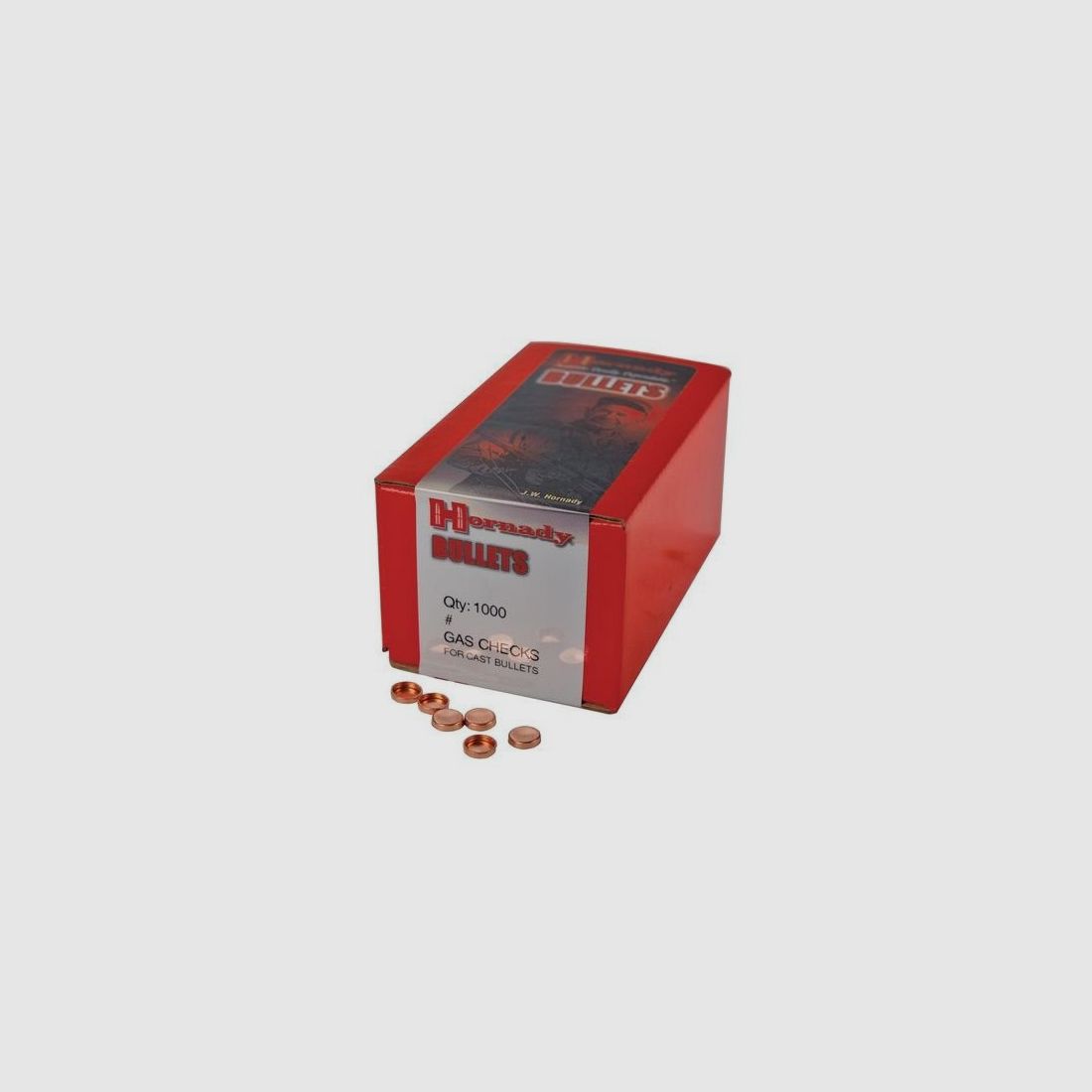 PACKUNG 1000 GASCHECKS HORNADY KAL. 45