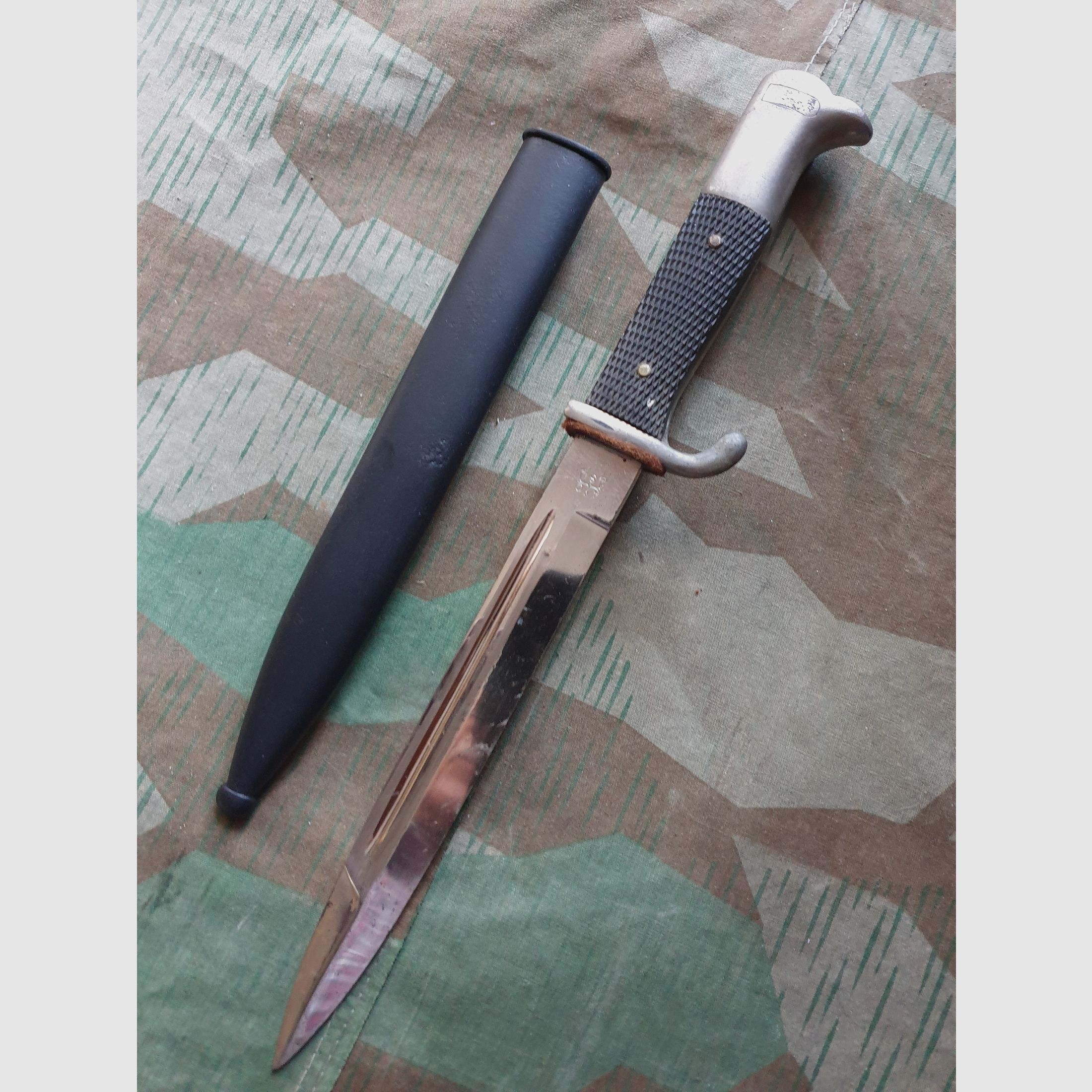 Bayoneta de salida 2 WK / WWII K98 Extra bayoneta Alexander ALCOSO Solingen, imagen 2 de 6