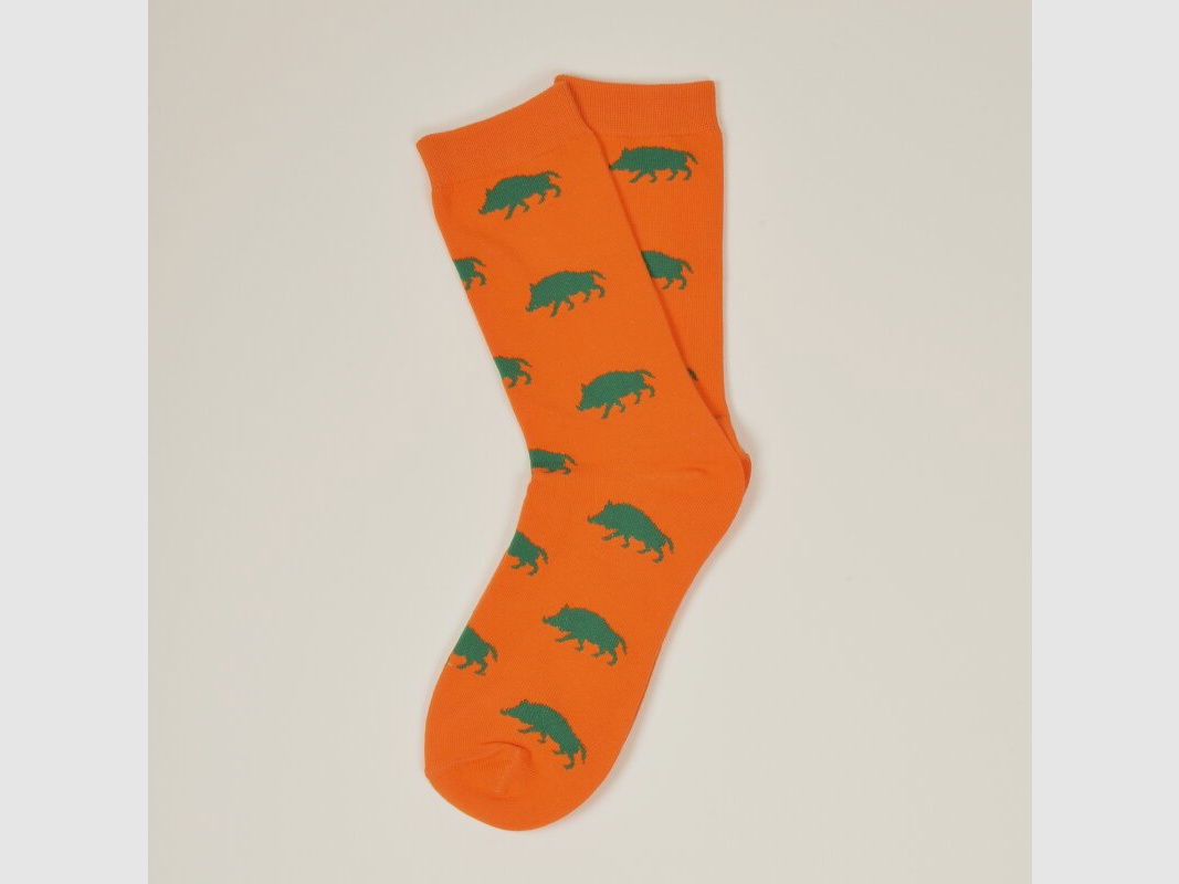 Krawattendackel Socken Wildschwein