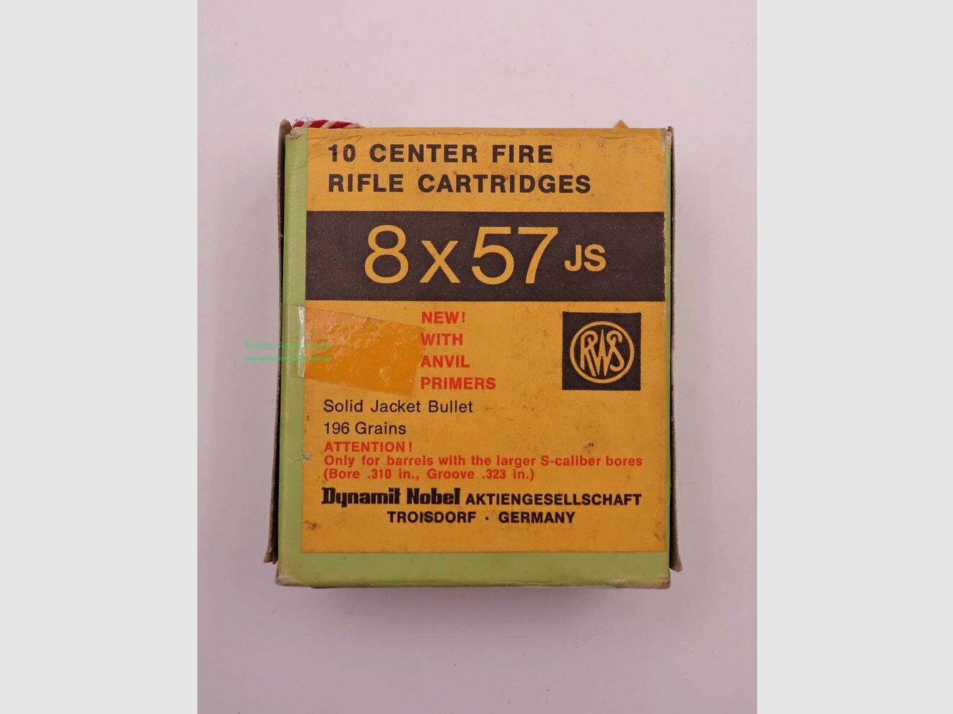 RWS (WZd.Fa.Rottweil) Büchsenpatronen