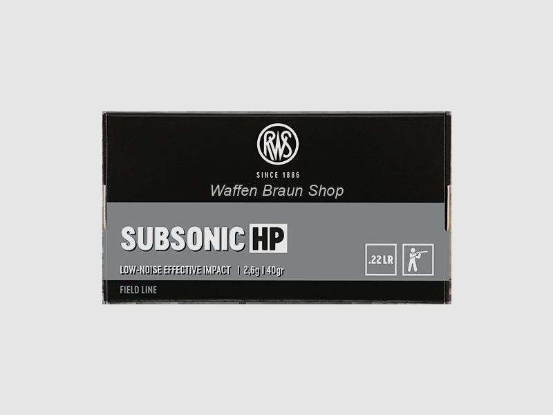 RWS .22 l.r. SUBS H-POINT 50 pieces
