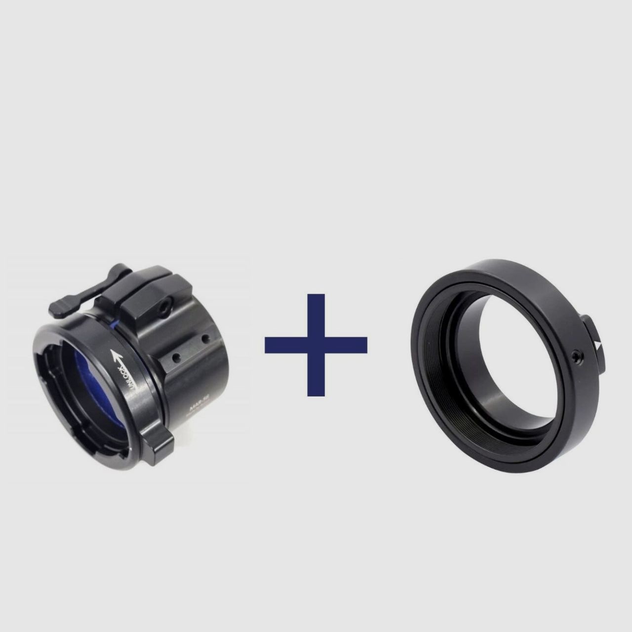 Rusan MAR Adaptador de abrazadera modular 57mm + Conector MAR M33,5