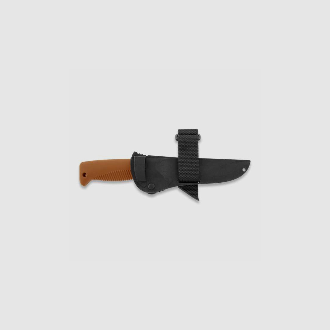 Peltonen Knives M07 Ranger Puukko Sissipuukko FJP133 orangener Griff PTFE Beschichtung Kunststoffscheide schwarz