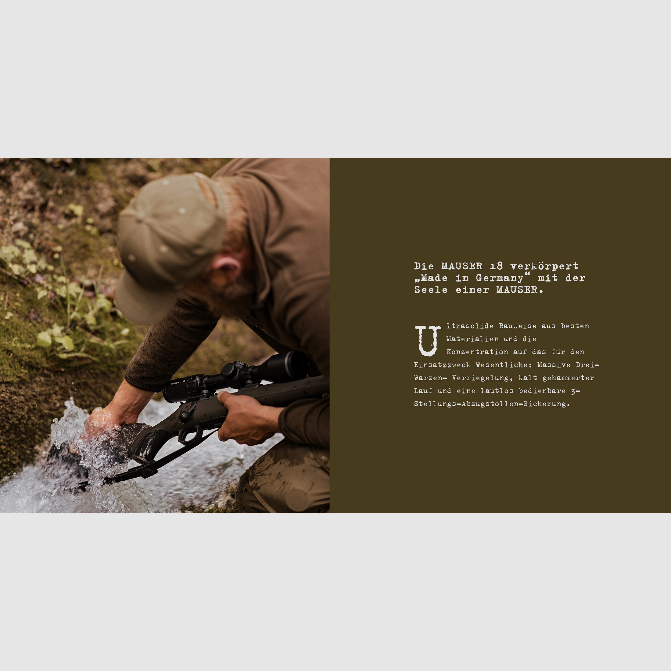 Mauser 80111225 repeating rifle M18 Standard .308 Win. M15x1 51cm barrel length