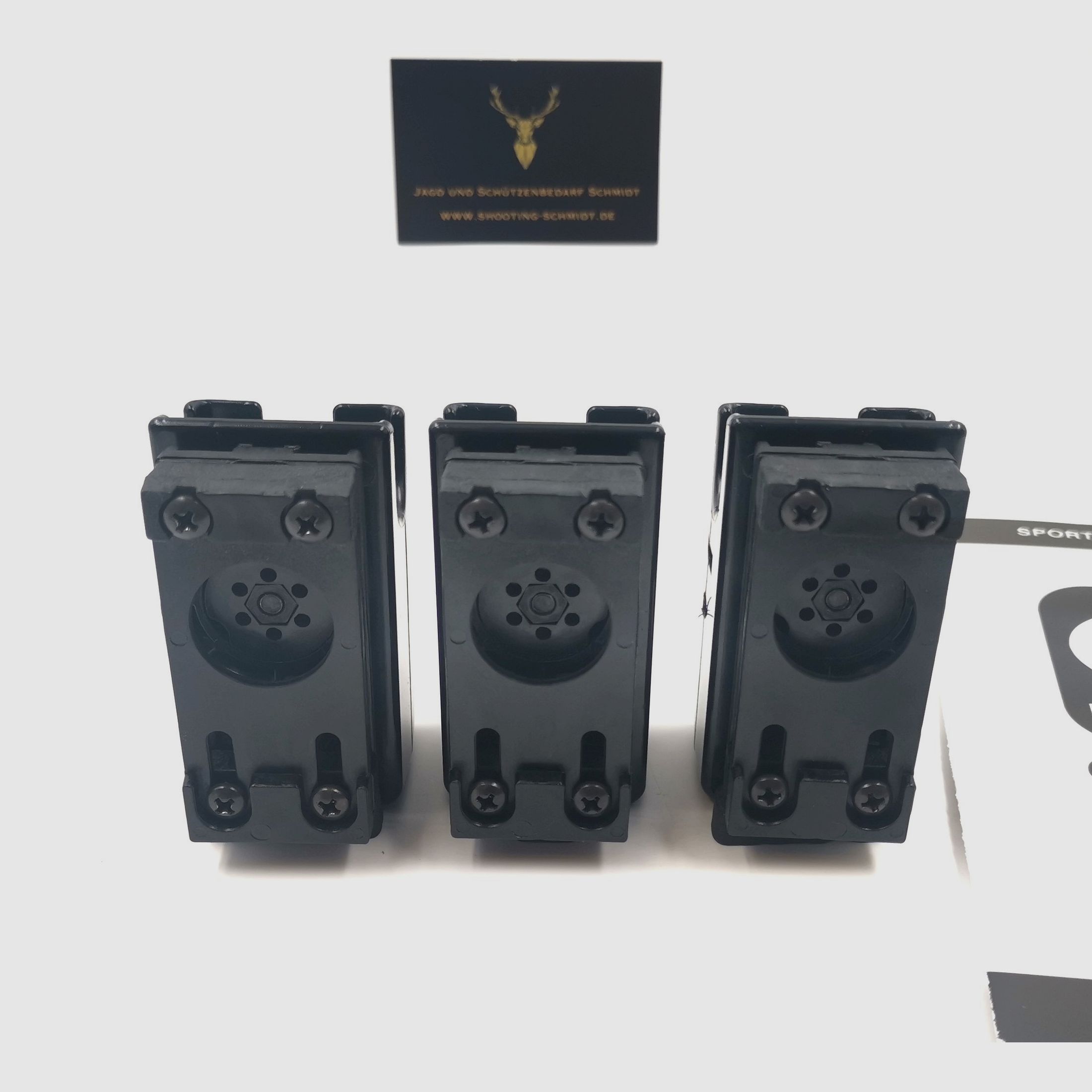 Ghost Magazinhalter 3er SET - Magazintasche - IPSC Speedmag Multilock Magazin Glock SigSauer PCC