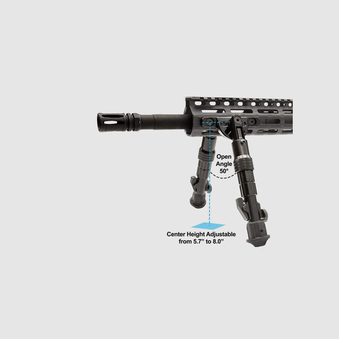 Zweibein für M-LOK-System UTG, Bild 2 von 3