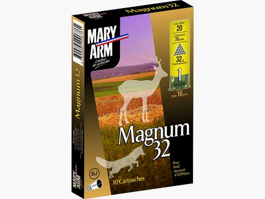 JACHTPATRONEN MARY ARM MAGNUM 32 BJ – KALIBER 20