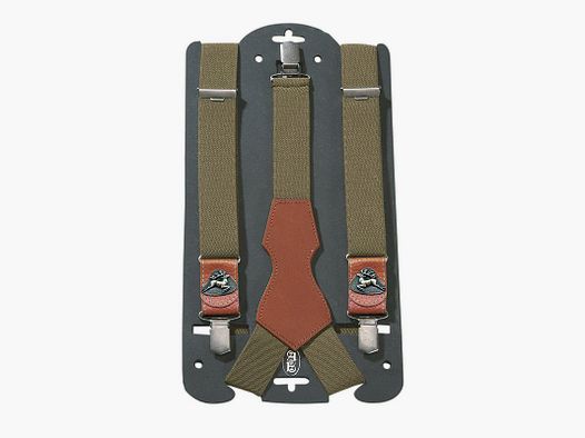Elastic suspenders deer motif