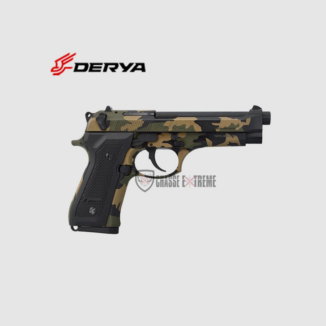 Pistolet DERYA Melik C151K Camo Cal 9x19, image 1 sur 2