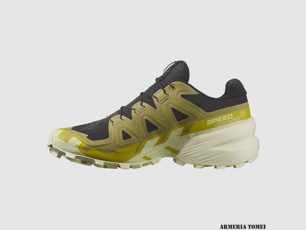 SALOMON – MAN – SPEEDCROSS 6 Black / Cress Green / Transparent Yellow, image 5 of 8