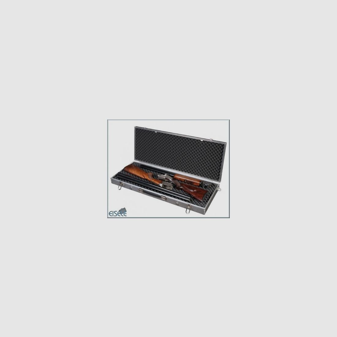 EISELE Gewehrkoffer SHOT/Dbig Alu silber / für 2 Waffen