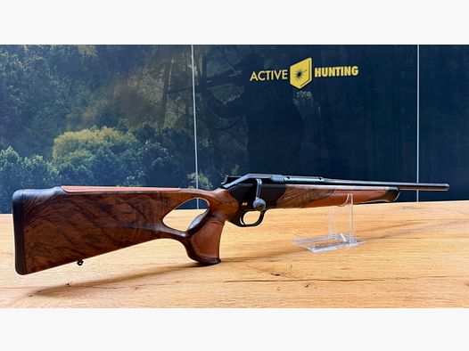 Blaser R8 Success / HK7 Super Finish mate / cuero Chesterfield / bola de acero estriada / calibre y longitud de cañón a elegir / rosca M15x1 / IMPRESIONANTE