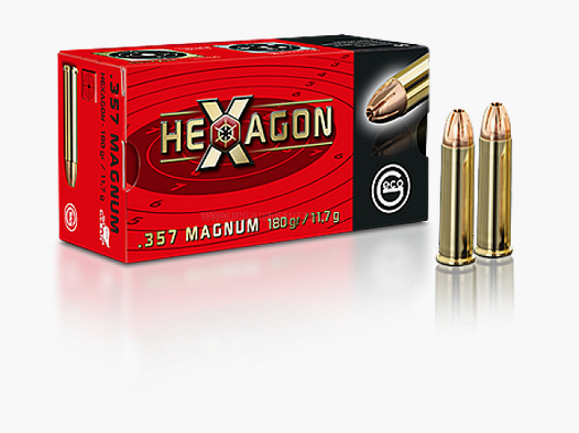 Geco .357 Mag. Hexagon 180grs.