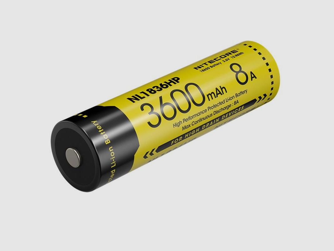 Nitecore Li-Ion Accu 18650 3600mAh NL1836HP