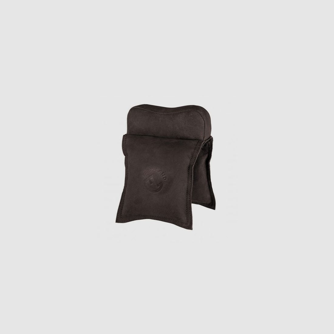 Soporte de rifle de lujo de cuero marrón