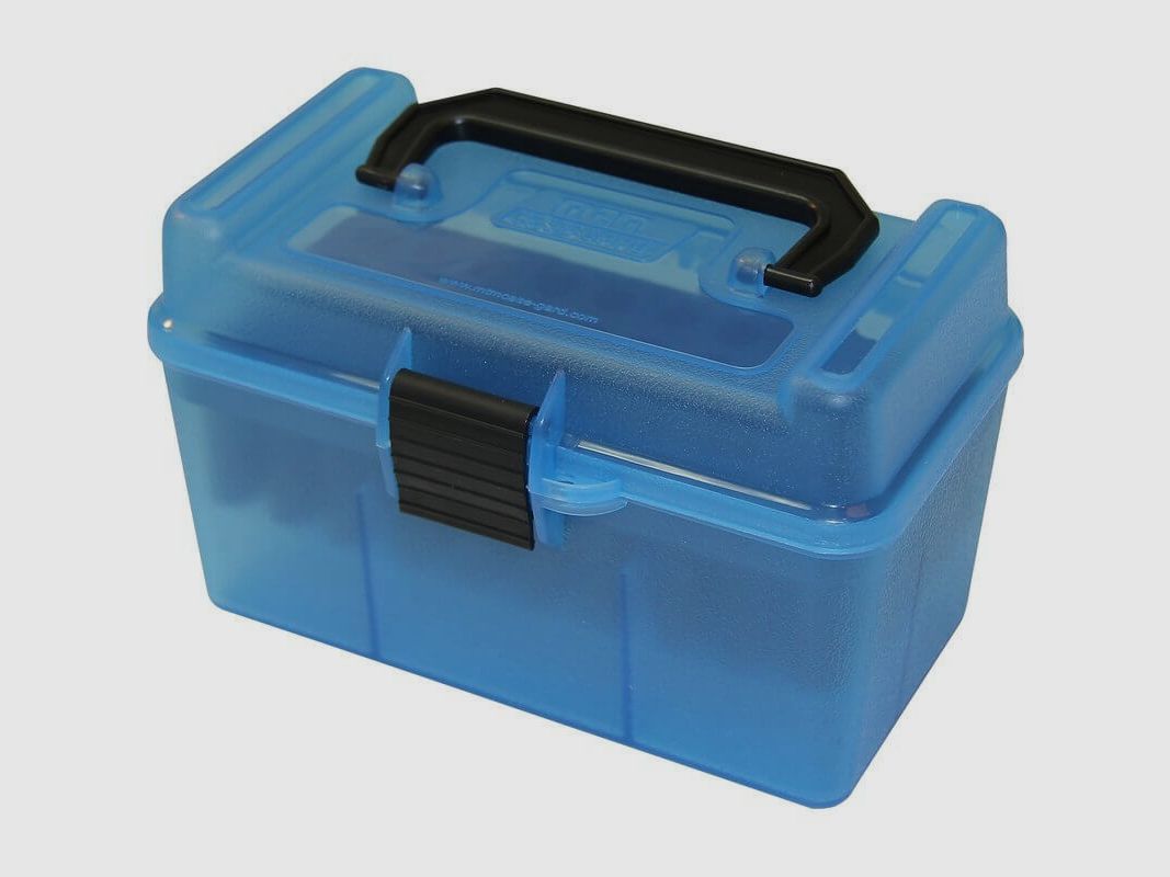 MTM H-50 Serie Patronenbox - H-50-RM - Blauw
