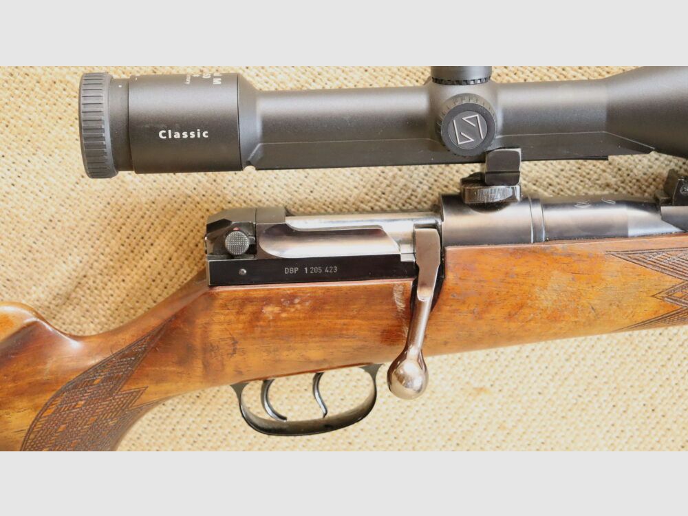 Mauser 66 met Zeiss 7x50 T, verlichte richtkruis 60 7x64