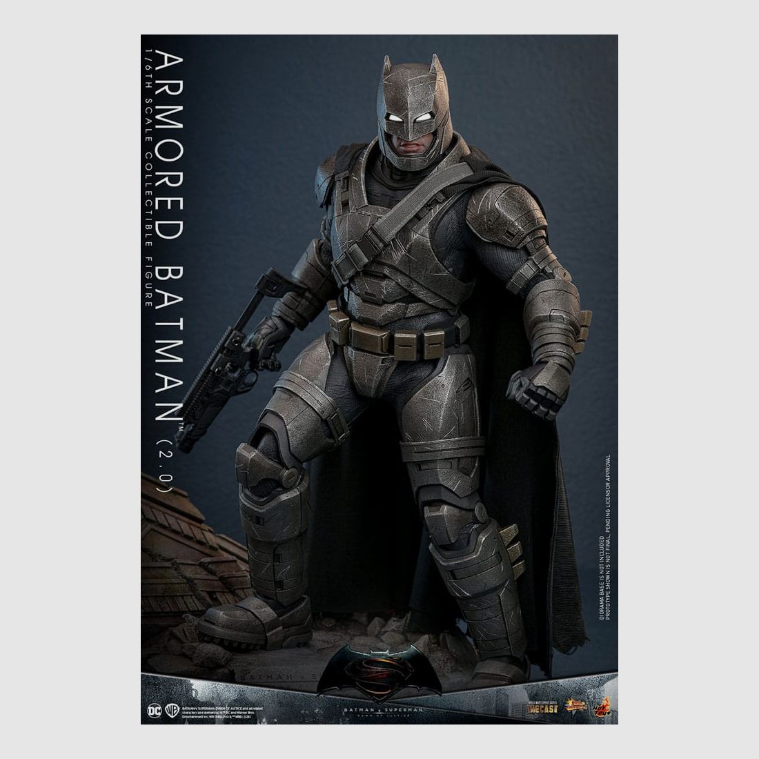 Batman v Superman: Dawn of Justice Movie Masterpiece Actionfigur 1/6 Armored Batman 2.0 33 cm | 43204