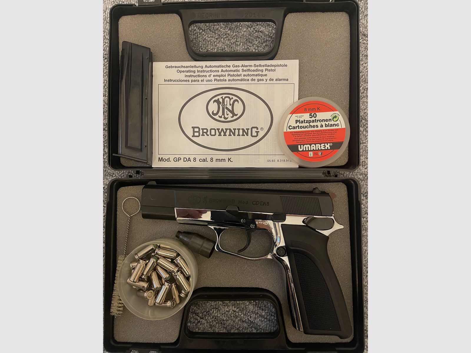 Browning Mod GP DA 8 Kal. 8mm Knall, Bild 3 von 3