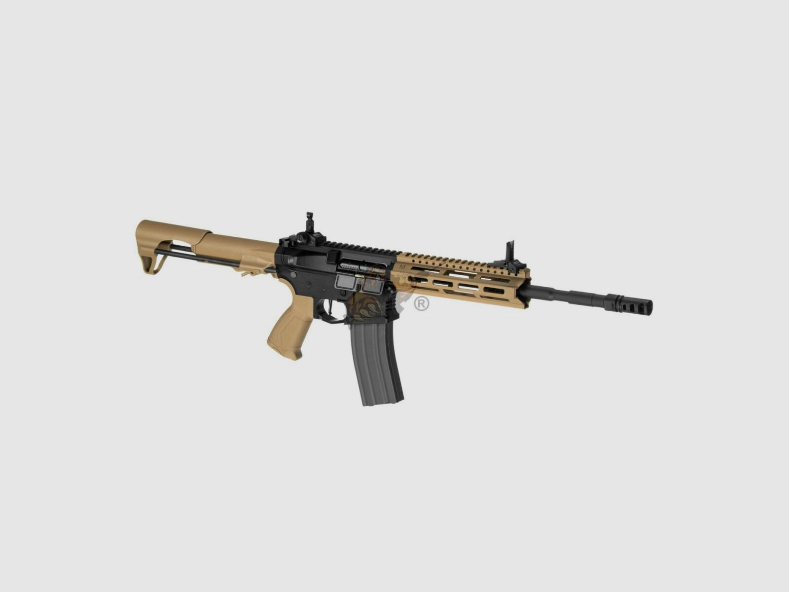 G&G CM16 Raider L 2.0E with ETU in Desert Tan Airsoft S-AEG free from 18