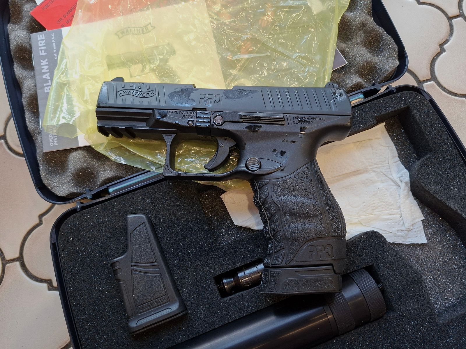 Walther PPQ M2 BLK Navy Kit PAK, brand new and unfired.