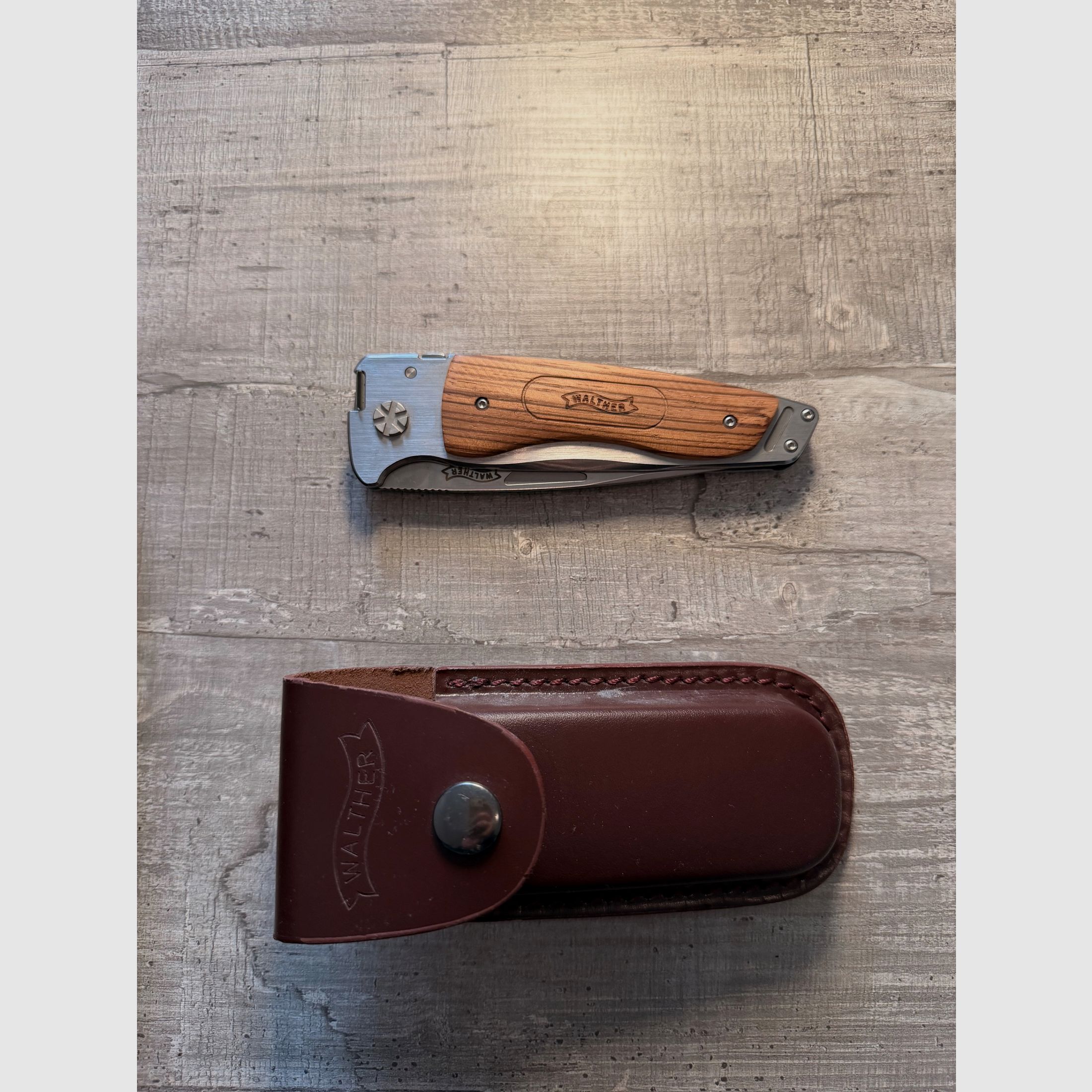 Walther TFW 3 (Traditional Folder Wood 3), image 2 of 2