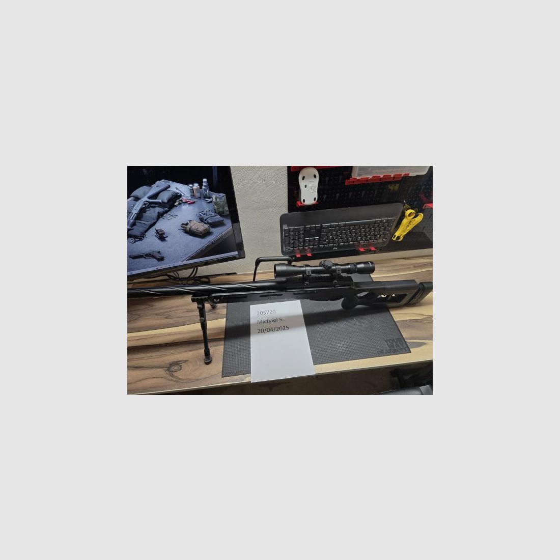 Well SV98 (MB4416D) Feder-Repetiergewehr mit Zweibein und Zielfernrohr