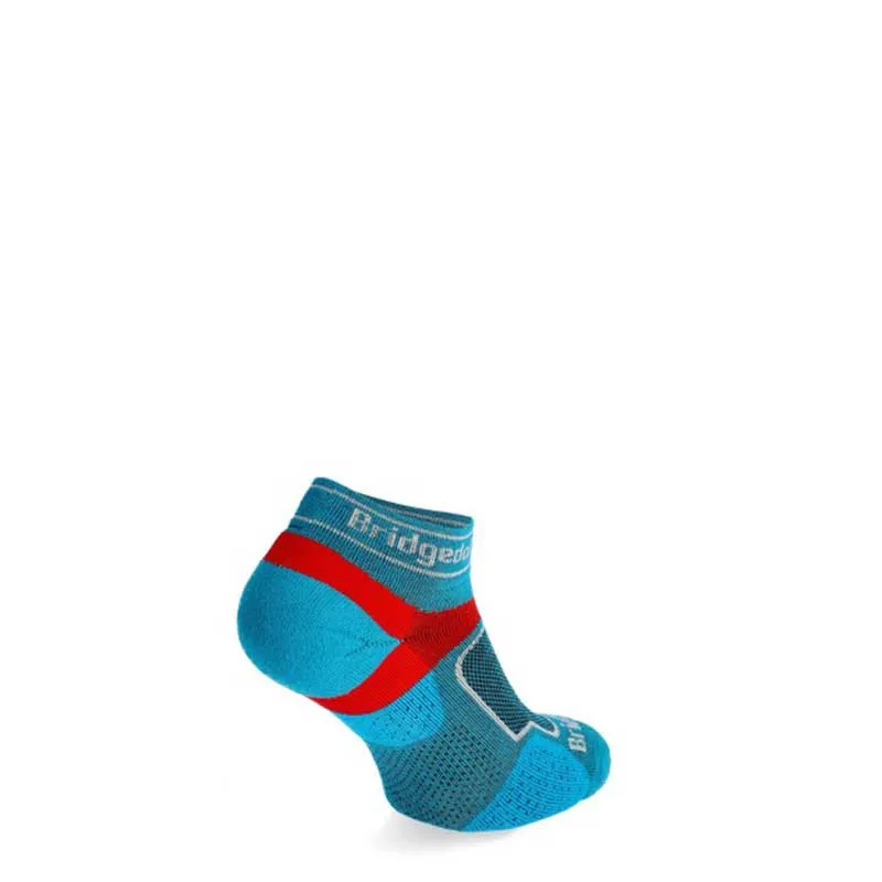 Bridgedale Ultralight T2 COOLMAX SPORT men's running socks in blue, image 2 of 6