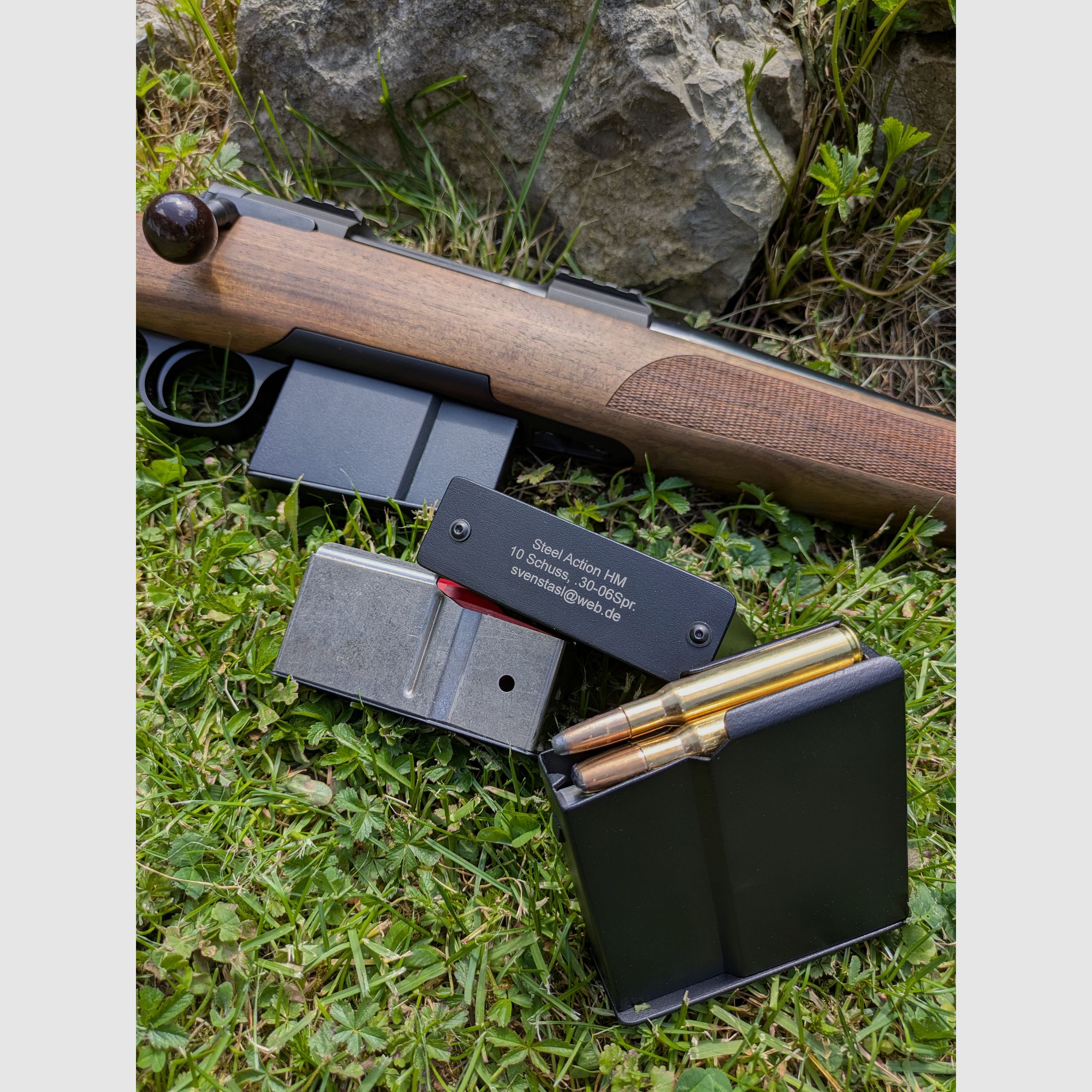 10 Schuss Magazine Steel Action HM/10 Round Magazines Steel Action HM 