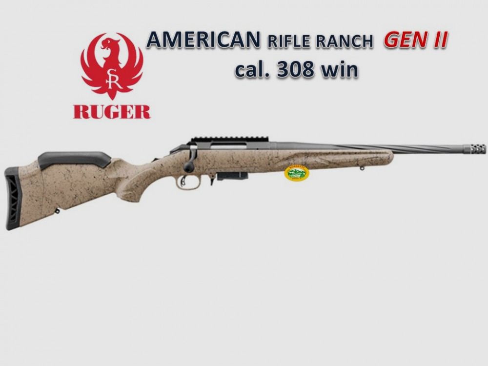RUGER American Ranch Gen.II Kal.308 Win