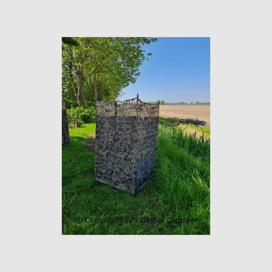 Tarnzelt Camouflage mit Rahmen inkl. Tarnnetz