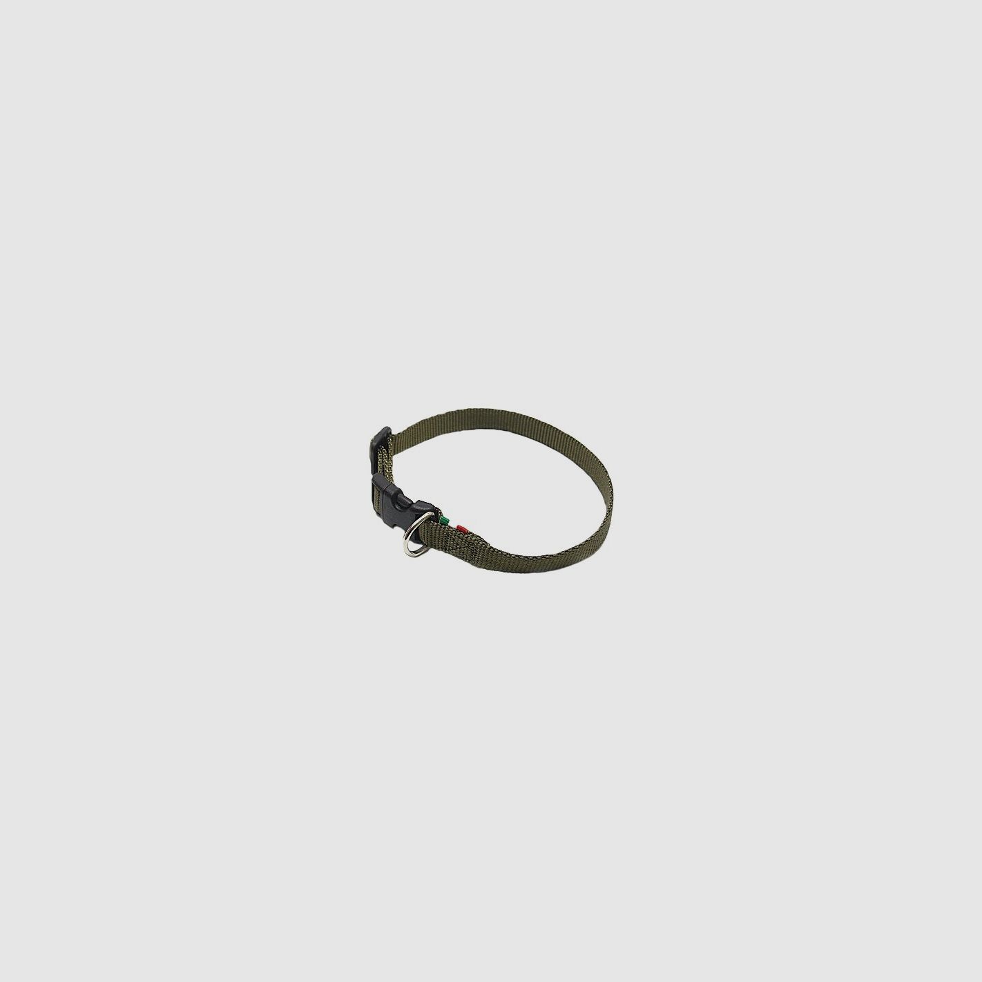 Verstellbare Nylon-Halsband 20 mm X 50 cm grün, Bild 1 von 3