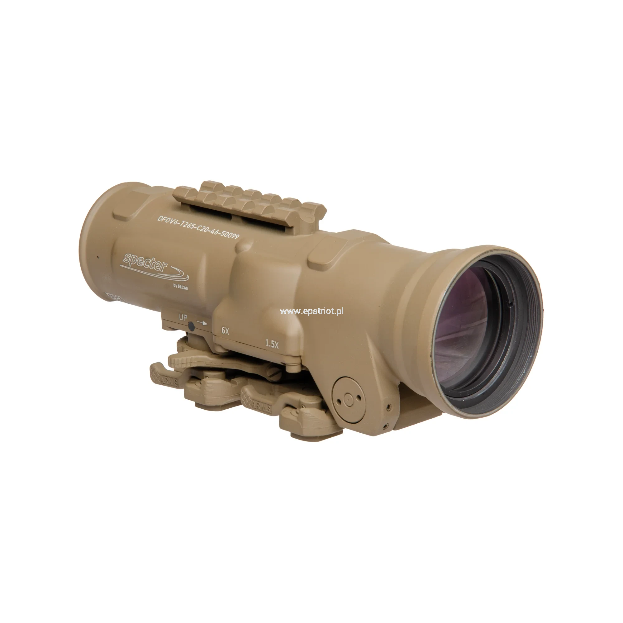 Elcan Specter "NEW" DR 6x/1.5x richtkijker, 7,62 FDE, afbeelding 3 van 6