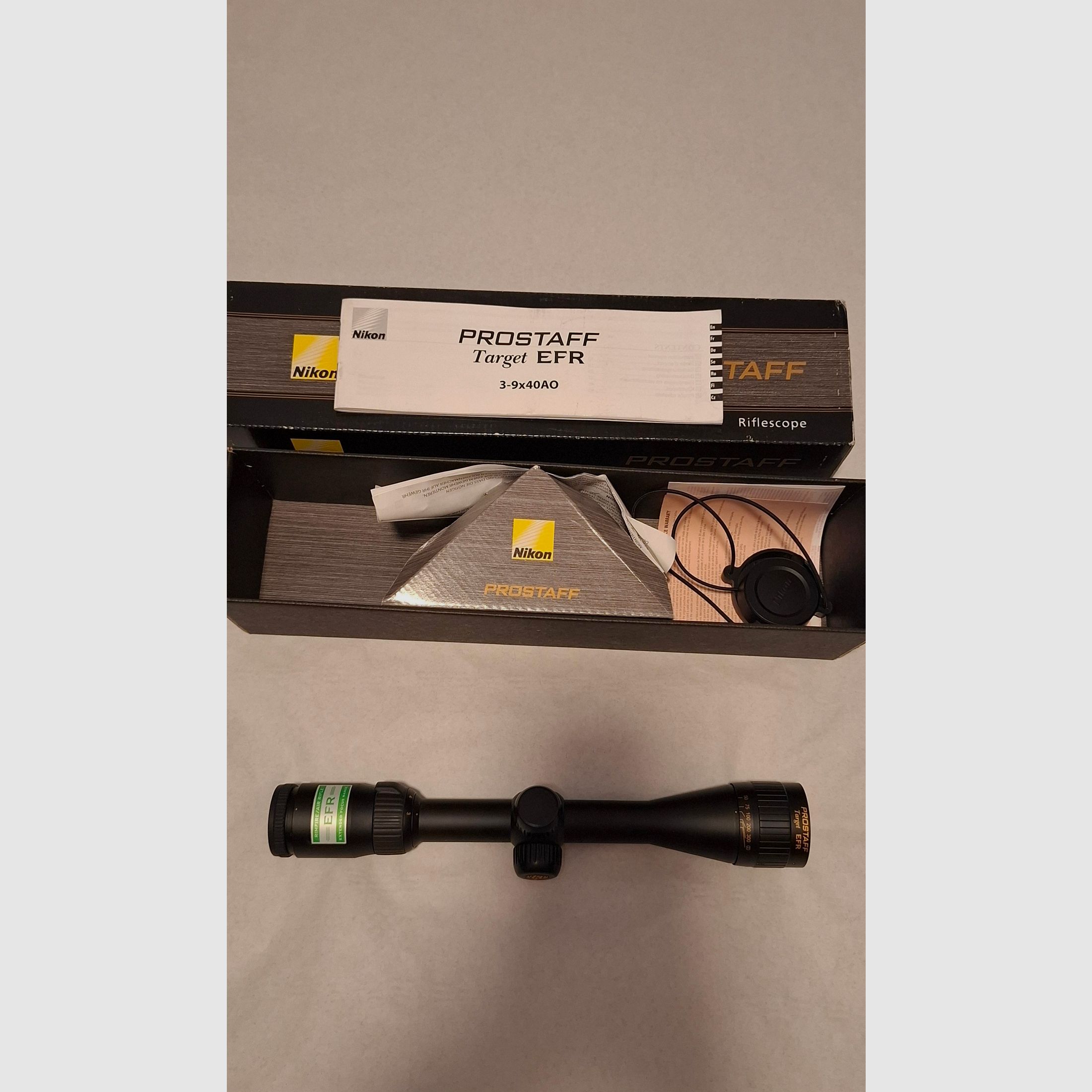 Nikon EFR Prostaff Target 3-9x40 scope