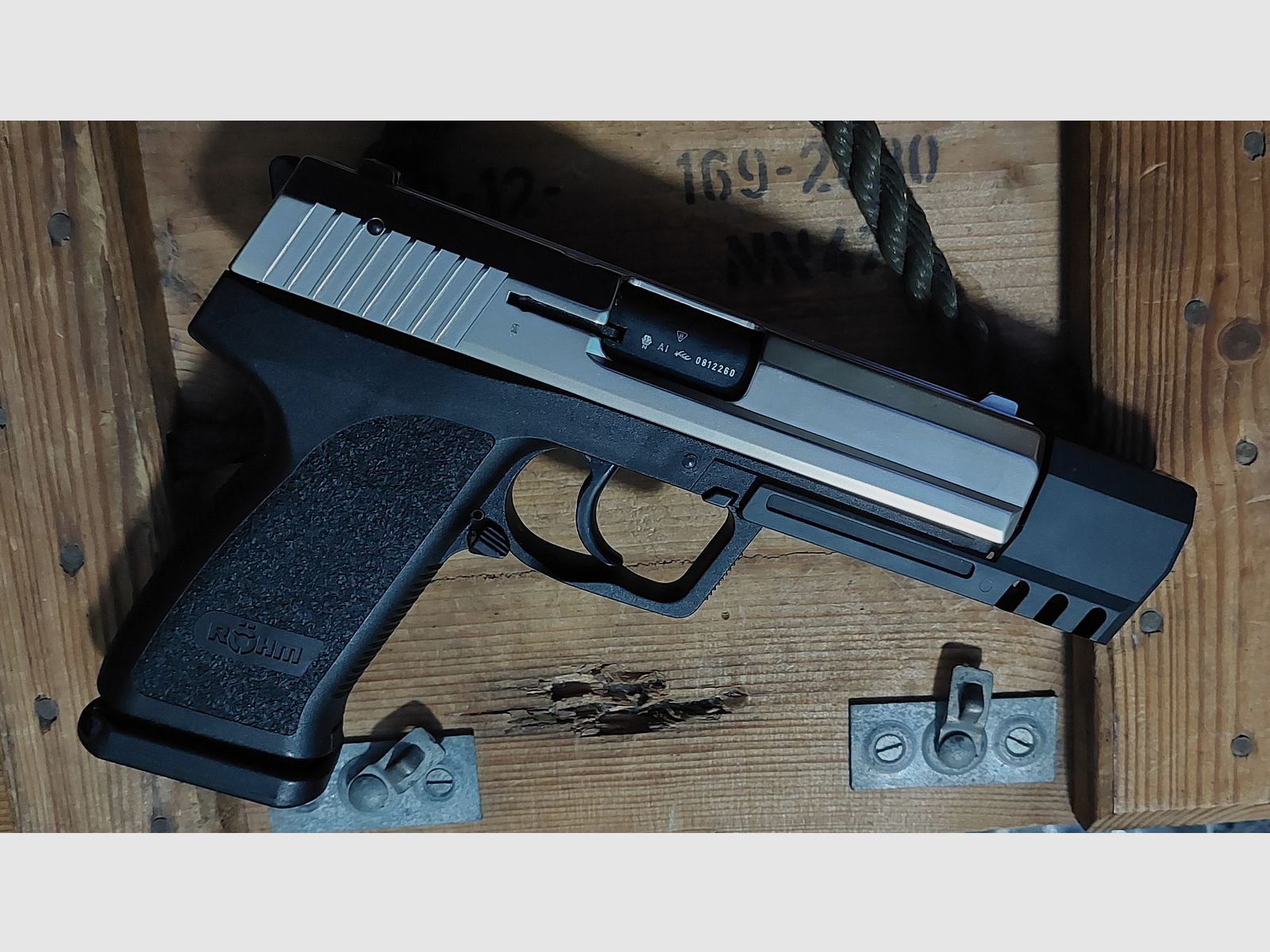 RÖHM - RG96 - Match - matte chrome (PTB 699) Glock RG 96 Walther