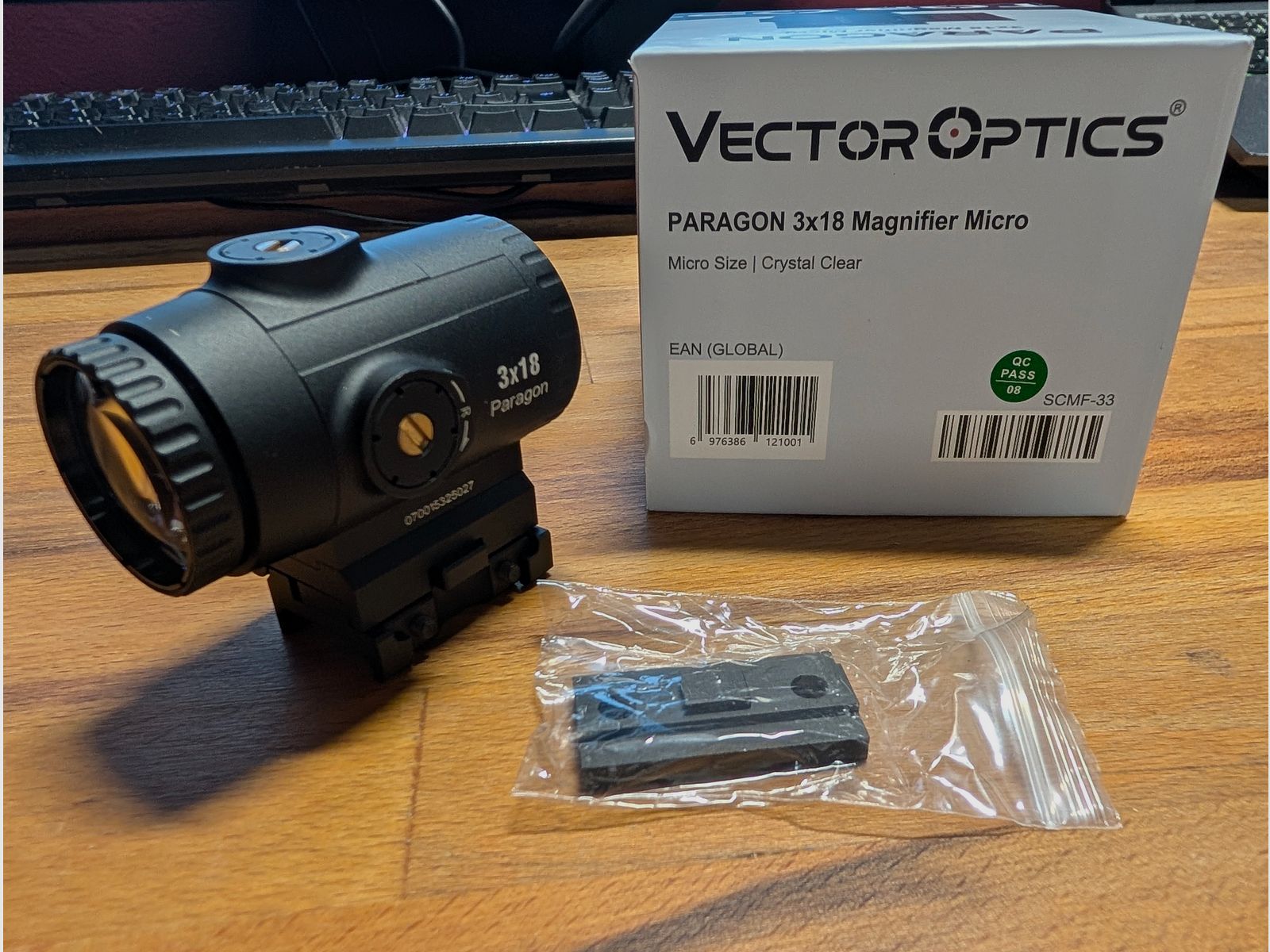 Vector Optics SCMF-33 Paragon 3x18 Micro-Magnifier
