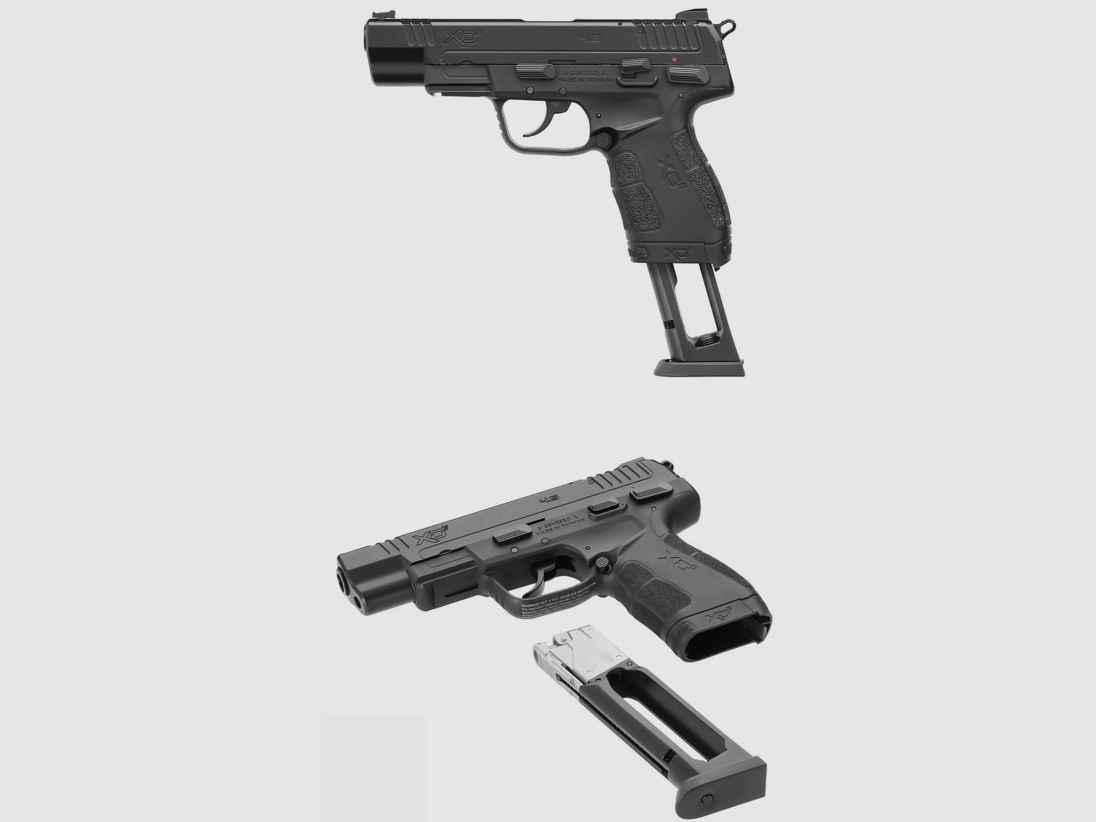 Springfield XDE 4.5", airsoft CO2 pistol, caliber 6mm BB