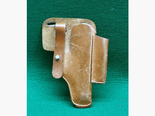 Holster en cuir AKAH D.G.M. pour pistolet