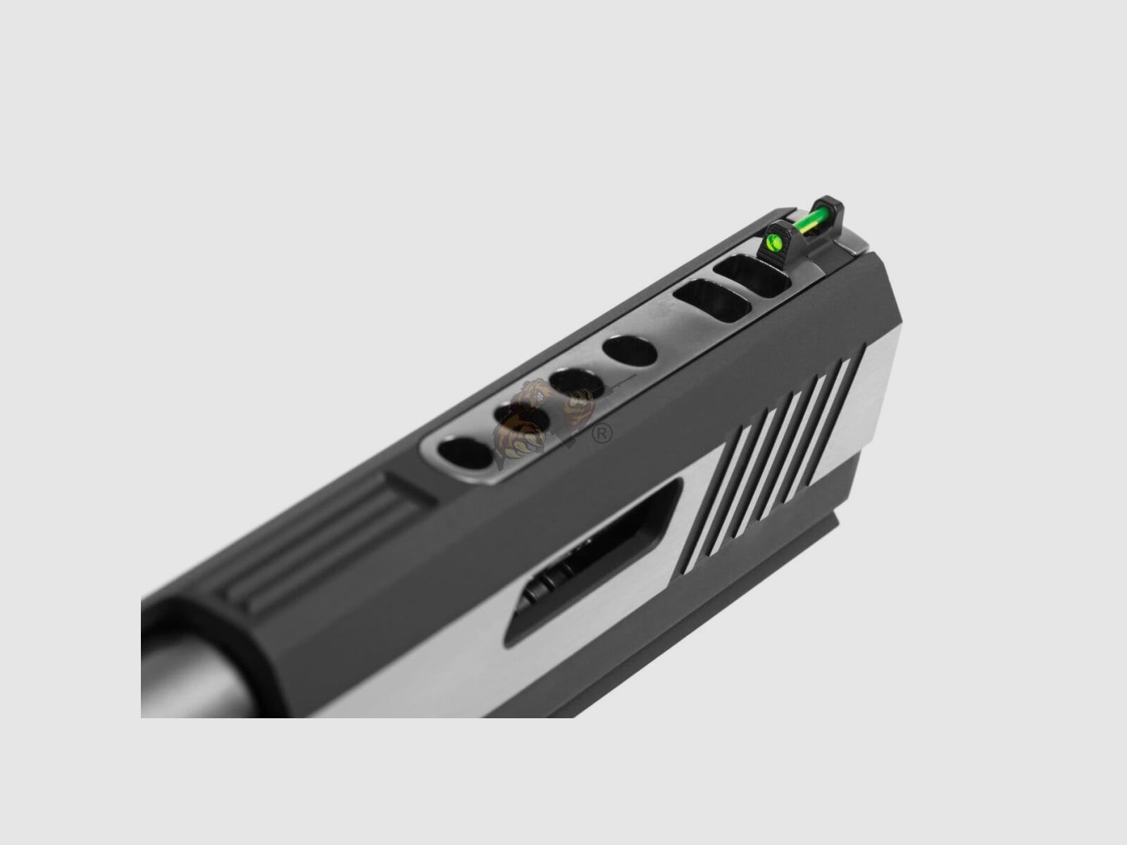 WE Hi-Capa 6 Force A Silver Barrel Full Metal GBB -F-, Bild 6 von 6