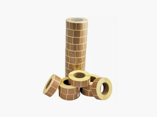 Afplakband 22x22mm TAN