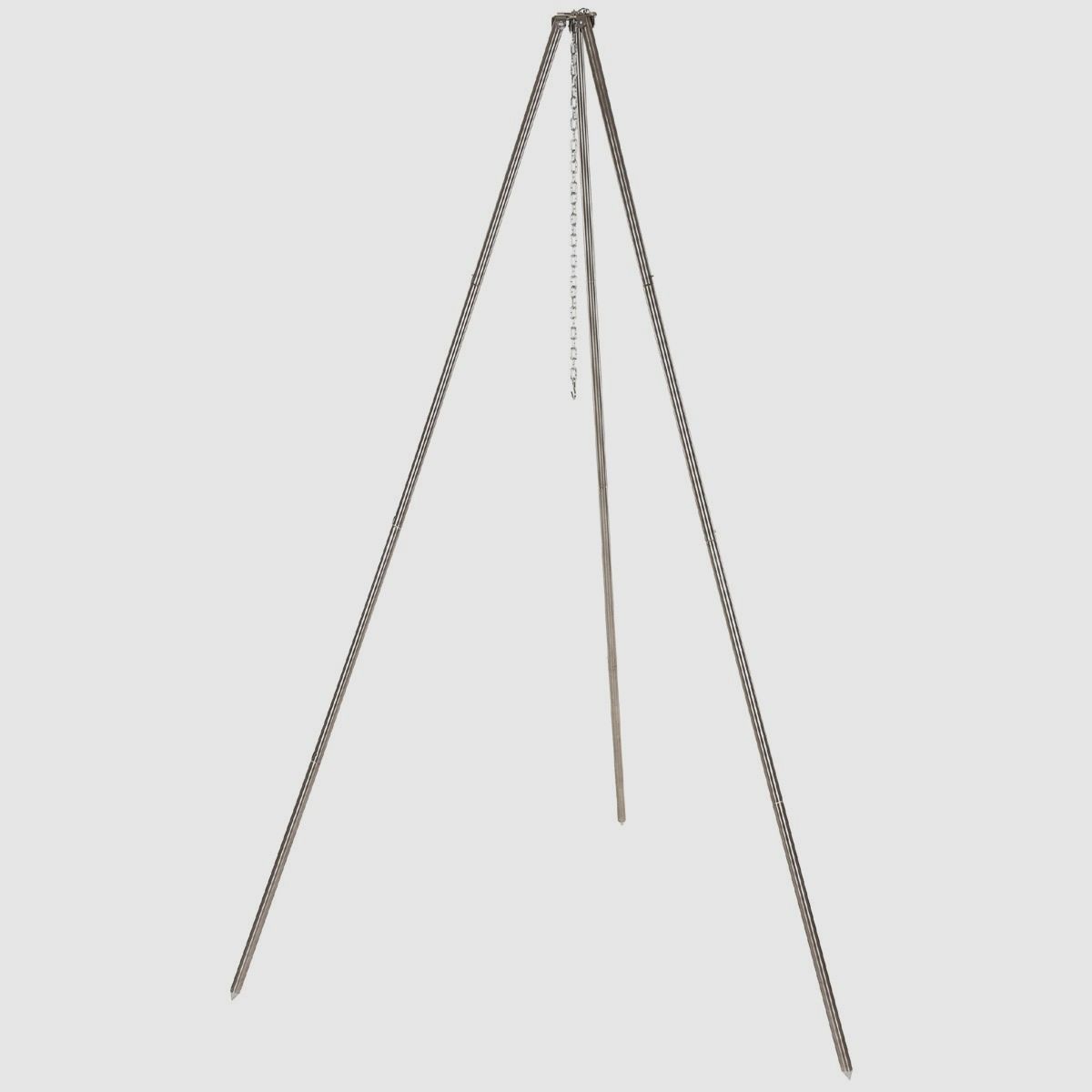 FOX Outdoor Zerlegbarer Dreibeingrill mit Kette und Haken